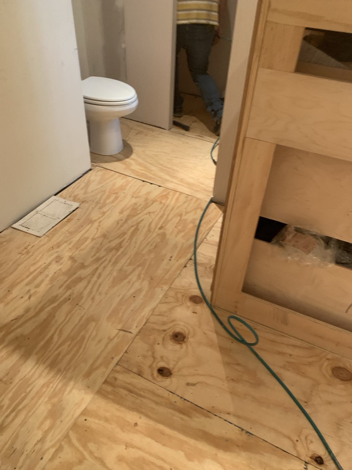 Yescer Flooring project: removal in progress